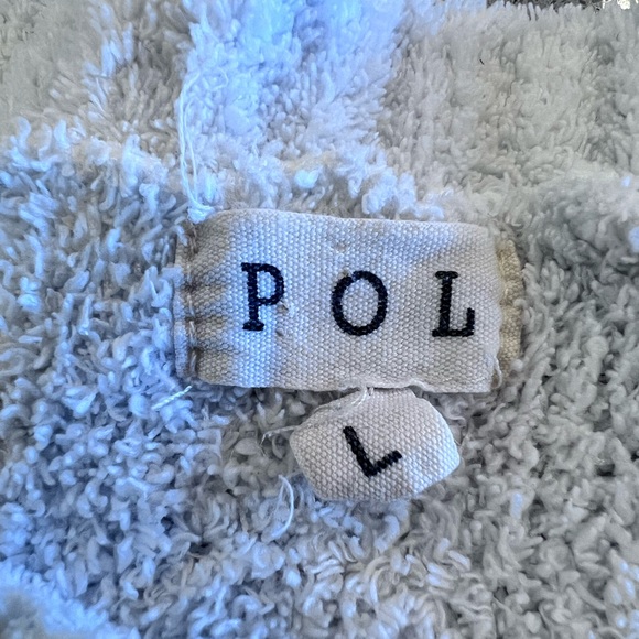 POL Luxe Chenille Aztec Boho
Southwestern Oversize White Sweater Sz Large - Picture 8 of 10